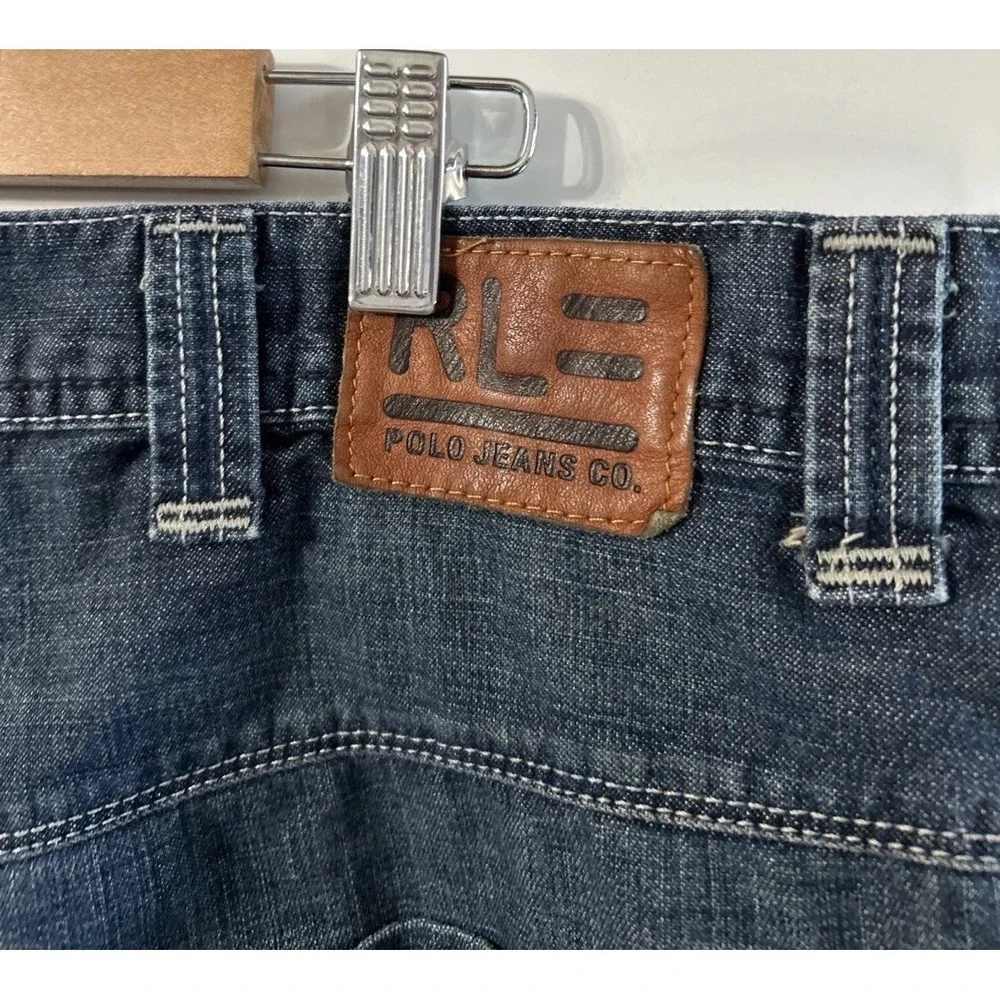 Mens Vintage Ralph Lauren Polo Jeans Co WYATT Carpenter Shorts Jorts Loose Fit